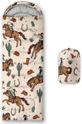 AILONEN Cartoon Camping Sleeping Bag for Boys Girls AdultsLightweight &amp Waterproof3 Season Warm &amp Cold WeatherPortablePrinted Sleeping BagTravelingCampingHiking