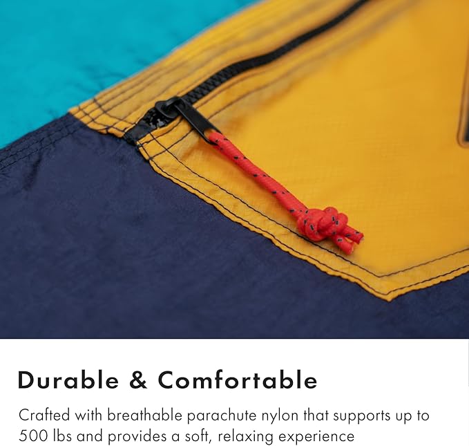 Suparpine II Hammock for Camping with Straps Included (Deep Blue Double)