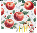 Waterproof Sandproof Beach Blanket 59''×68'' Holiday Apple Pattern Polyester Outdoor Picnic Blanket with 4 Stakes &amp Storage Bag for BeachCampingVacation