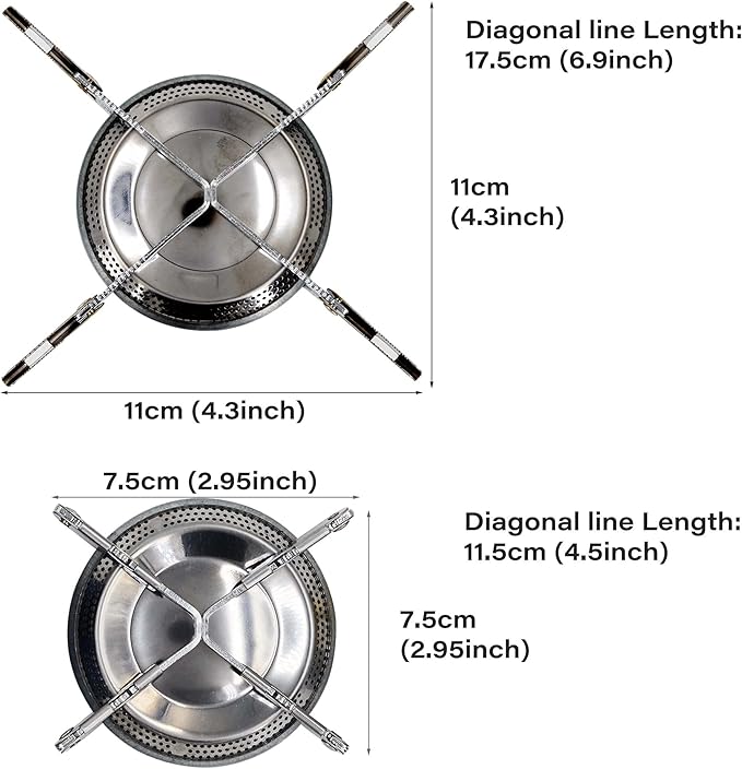 Multi-Fuel Propane/Butane/ISO-Butane 3 in 1 Small Camping Stove For Outdoor Cooking