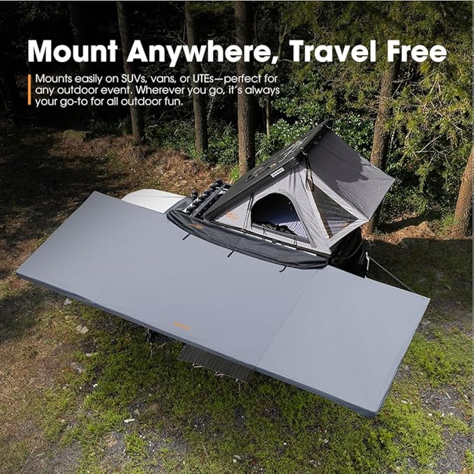SanHima 180 Awning Free Standing Built-in LED Light - 118.4 sq.ft Shelter Karlu Frontier Car Side Waterproof UV50+ Wind Resistant Driver Passenger Side 180 Degree Vehicle Awning for SUV Van Truck