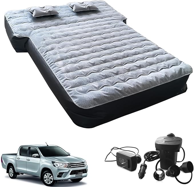 10In Ultra Thick Blow Up Air Mattress Camping Bed with Pump Compatible with Jeep JK JKU JL JLU Unlimited 4Door Toyota 4runner Ford Bronco 2022-2024 Subaru Forester 1998-2024