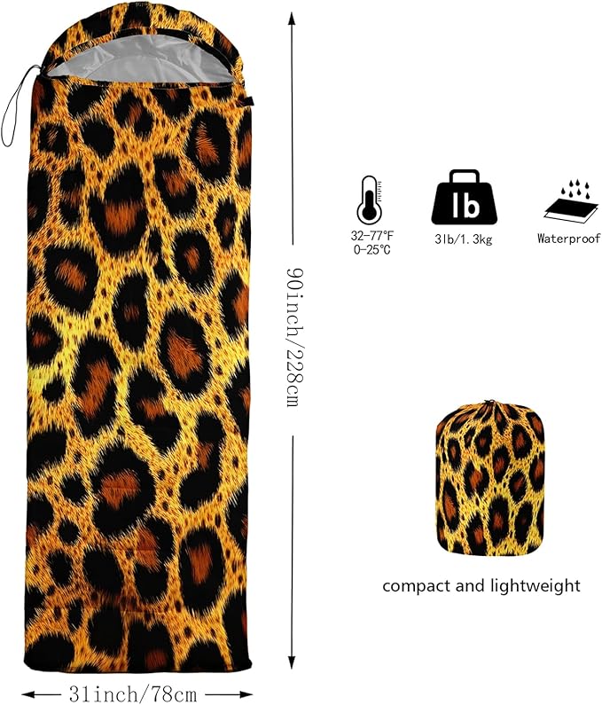 QOOMO Camping Sleeping Bags3 Season Warm &amp Cool WeatherLightweightWaterproof Sleeping Bags for Adults &amp KidsTravelingand OutdoorsCamping Gear Equipment