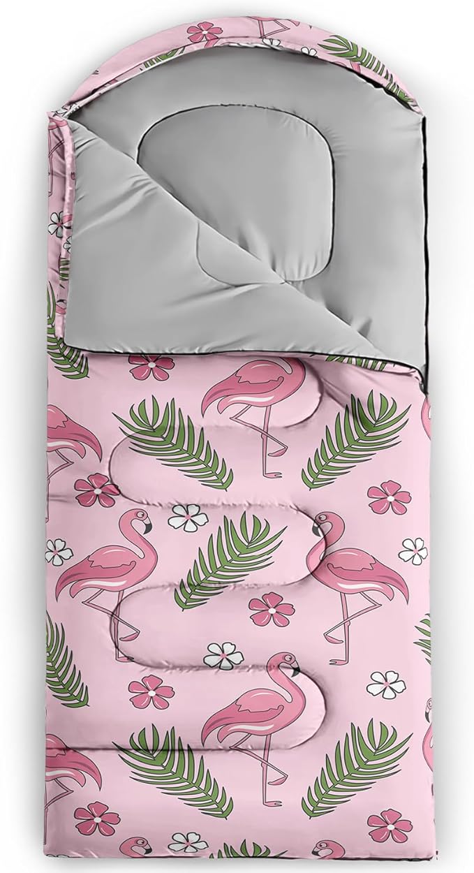 AILONEN Sunflower Sunset Sleeping Bag for Boys Girls Adults3 Season Warm &amp Cool Weather Botanical Design Lightweight Waterproof Camping Sleeping BagHikingOutdoor Backpack Traveling