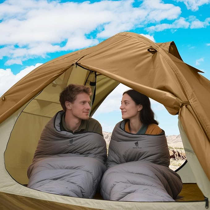 GEERTOP Ultralight 2 Person Backpacking Tent 4 Season Waterproof Camping Tent Double Layer Cold Weather Easy Set Up Tents for Family Camp Hiking Hunting Outdoor Mountaineering Travel