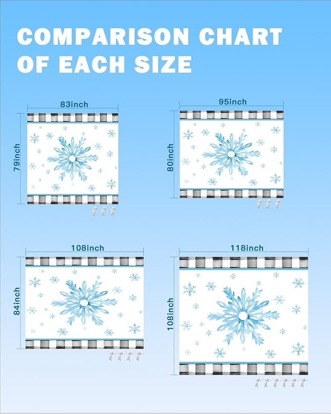 Beach Blanket Waterproof Sandproof OversizedBlue Snowflake Merry Christmas Beach Mat with Corner Stakes Sand PocketsWinter Snow Checker Outdoor Picnic Mat for Travel Camping Hiking 95x80In