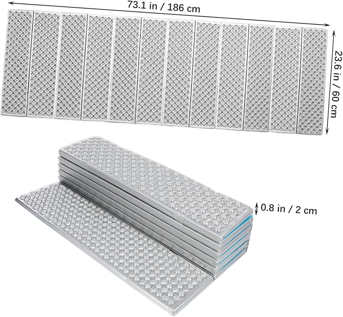 KESYOO Thermal Camping Sleeping Pad Lightweight Backpacking Gear Folding Moisture Pad