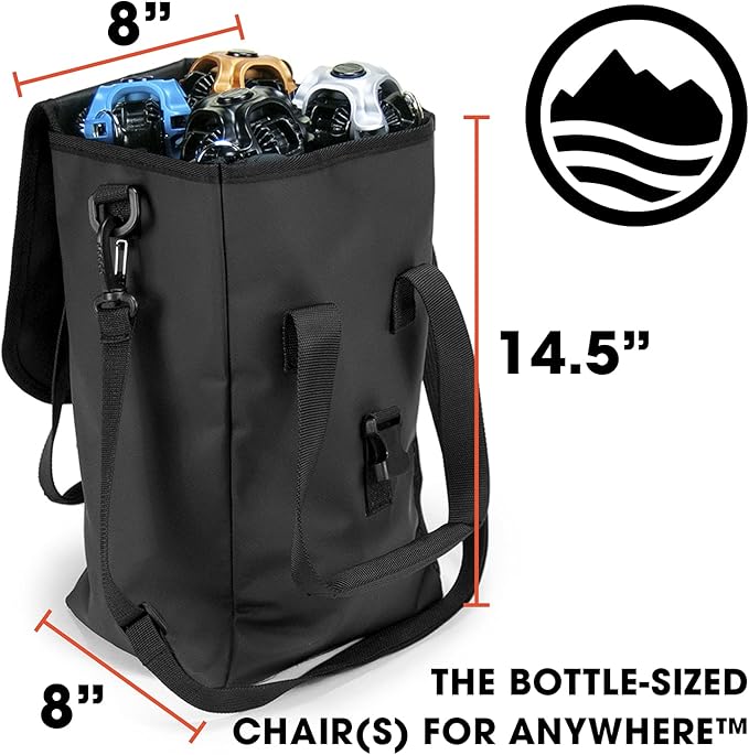 CLIQ Waterproof Chair Bag - Holds 2 4 and 6 Chairs for Camping and Outdoor Activities