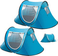 Vaygway Pop-up Tent and Automatic Instant Portable Cabana - Premium Quality 2-4 Person Easy Throw Setup Windproof Waterproof Travel Cabana Beach Tent Shelter- for Hiking Camping &amp Outdoor Activit