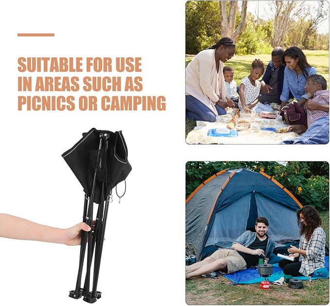 Portable Folding Camping Table with Cup Holders for Outdoor Activities for Picnics Beach BBQ and Travel Compact Side Table for Easy Carrying