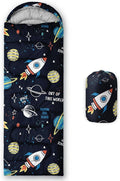 Kids Sleeping Bag for Boys GirlsCute Puppy Print-Lightweight Warm Portable Outdoor Indoor-Waterproof Cold Weather Resistant Sleeping Bag for Camping Hiking