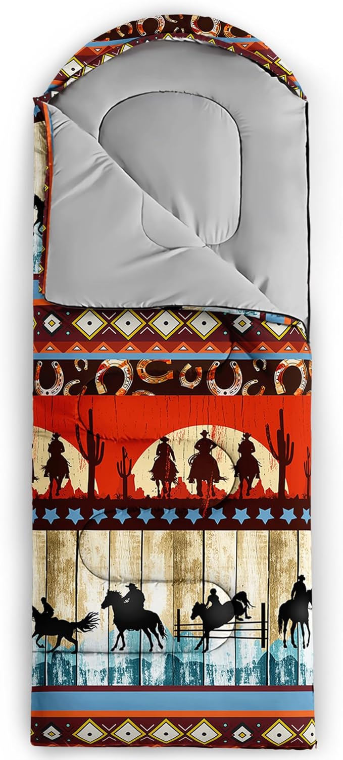 QOOMO Camping Sleeping Bags3 Season Warm &amp Cool WeatherLightweightWaterproof Sleeping Bags for Adults &amp Kids Travelingand Outdoors