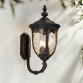 John Timberland Bellagio European Outdoor Wall Light Fixture Sconce Bronze Aluminum 21 Hammered Glass Decor for Exterior House Porch Patio Outside Deck Garage Yard Front Door Garden Home
