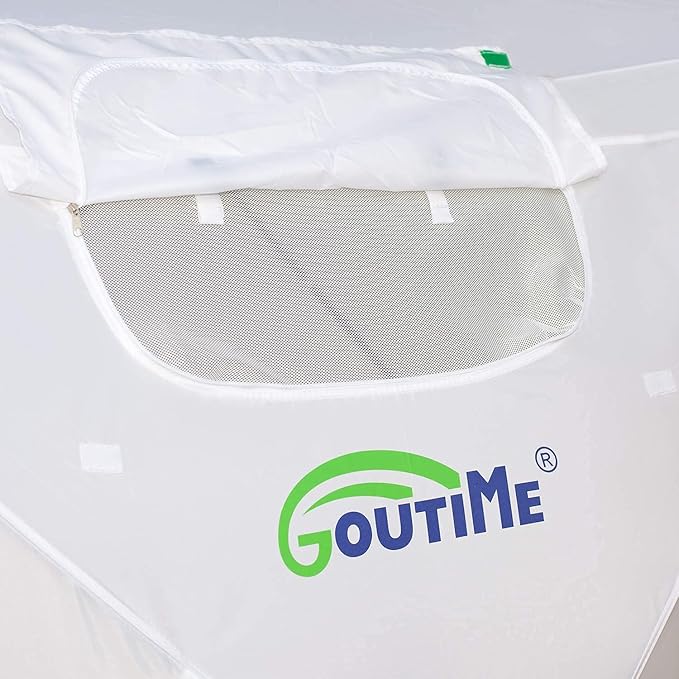 Goutime Professional Work TentInstant Pop-Up Canopy Tent 2x2m Heavy-Duty Portable Shelter for Construction Site Outdoor Workshop Warehouse &amp CampingRed