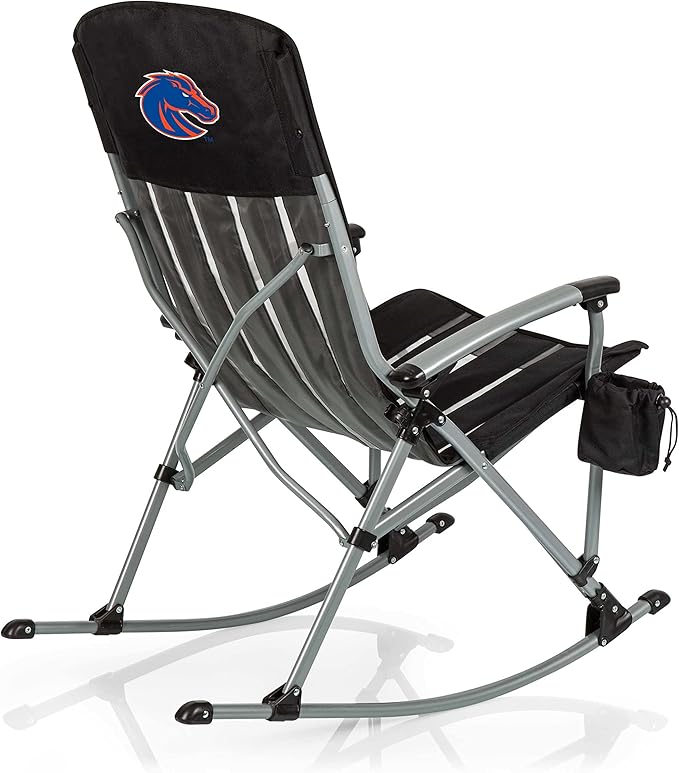 Picnic TIME NCAA Unisex-Adult NCAA Outdoor Rocking Camp Chair XL Heavy Duty Camping Chair for Adults