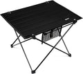 ONETIGRIS Foldable Camping Table Lightweight Portable Table Sturdy &amp Quick Setup Holds Up to 66 lbs Perfect for Camping Hiking Backpacking Picnic Beach Travel