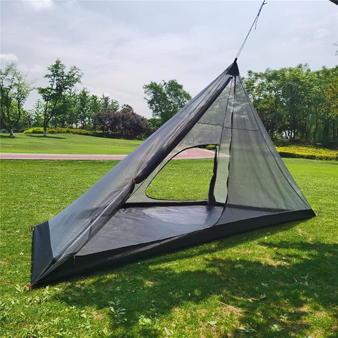 Inner Mesh with Bathtub Bottom for Tipi Hot Tent Mosquito Net for Camping Bed for Travel Outdoor Netting Cover Lightweight Mesh