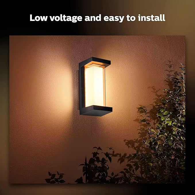 Outdoor Porch Lights 3000K 40000K 5000K 3 Colors Selectable LED Outdoor Light Fixtures Wall Mount 2 Pack Super Bright 1500lm Aluminum Exterior Lighting Fixtures for Outside House Front Door