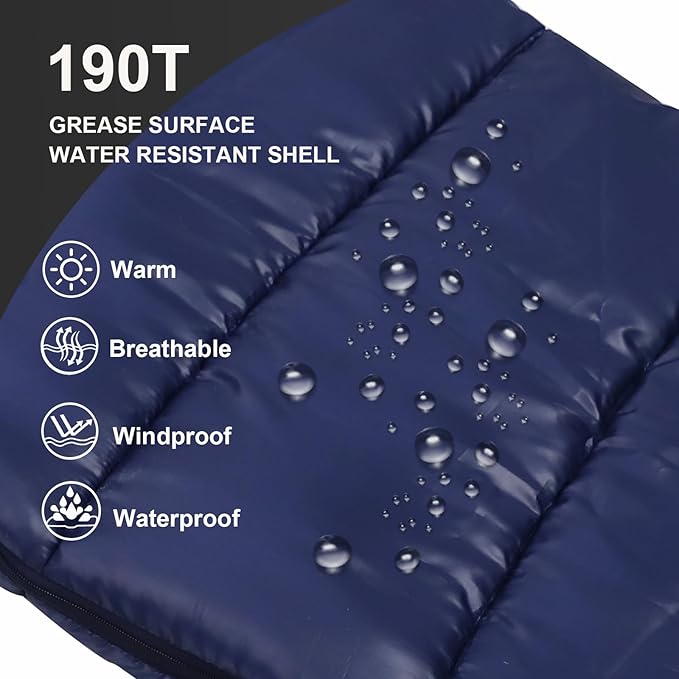 Northroad Mummy Sleeping Bag 14-59 ℉ 3-4 Season Warm &amp Cool Weather Summer Spring Fall Lightweight Washable Sleeping Bag for Outdoor Camping Hiking Travel Hunting
