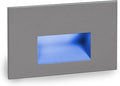 WAC Landscape Lighting LEDme 120V LED Horizontal Indoor and Outdoor Step and Wall Light Blue in Graphite