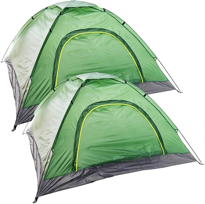10 Pack Bulk 4 Person Tents for Homeless Scouts Camping Backpacking | Waterproof Lightweight Easy Pop Up Setup 3-4 Person Tent