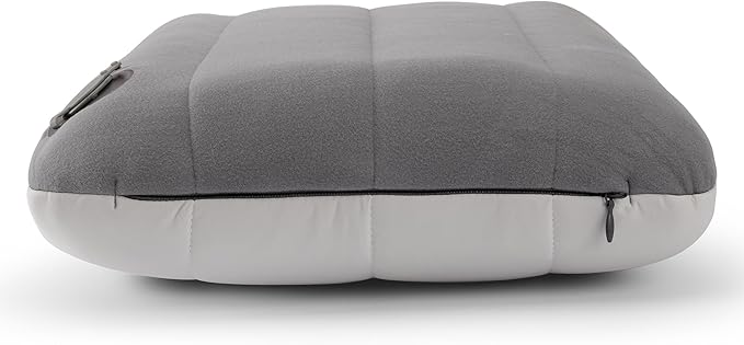 CORE Camping Pillow with Removable Cover | Lightweight Compact and Comfortable | Adjustable Support for Back Side and Stomach Sleepers | Ideal for Travel Hiking and Outdoor Adventures