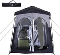 Nice C Camping Shower Tent Instant Pop Up Privacy Changing Tent Outdoor Shower Enclosure Toilet Tents Camping Bathroom Oversize (2 Room)