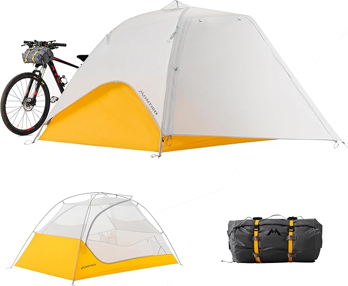 Wander Hawk 1-2 Person Backpacking Tent Lightweight 1 Person / 2 Person Tent for Bikepacking Backpacking Camping &amp Hiking