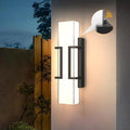 Hyunbae Dusk to Dawn Outdoor Lighting Fixtures Sensor Modern Outdoor Wall Sconce LED Wall Mount Porch Light Dimmable IP65 Waterproof Outside Wall Lights for House Doorway Garage Entryway 3000K