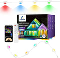 APPECK Permanent Outdoor Lights 50ft with 36 RGBW LEDs 111 Scene Modes Eaves Lights with 40lm Warm White for Daily Holiday House Decor App/Voice/Remote Control White