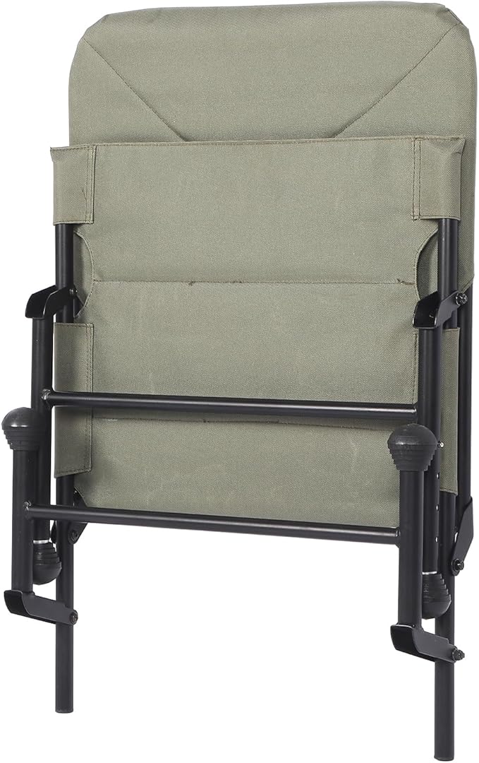 EVGATSAUTO Compact Folding Camping Chair High Strength Steel Frame Fishing Folding Chair Chairs Legs for All Terrain Comfort Portable Chairs for Outdoor