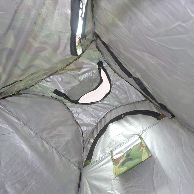 XKMT- Beach Portable Pop Up Changing Tent/Outdoor Privacy Tent/Camping Toilet Tent/Window Rain Shelter/Foldable With Carry Bag [P/N: ET-OUTDOOR005-CAMOU]