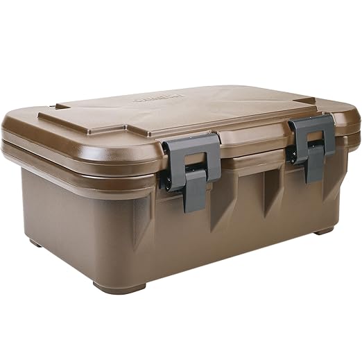 Cambro Insulated Food Pan Carrier - 6 Inch Deep Hotbox and Food Warmer for Catering &amp Transport - Top Load S-Series (Brown)