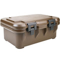 Cambro Insulated Food Pan Carrier - 6 Inch Deep Hotbox and Food Warmer for Catering &amp Transport - Top Load S-Series (Brown)