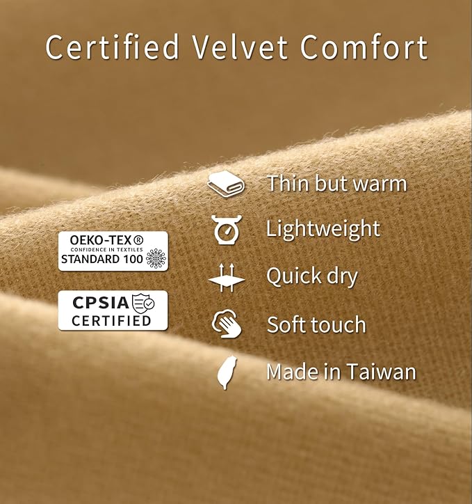Litume Travel Blanket Lightweight and Breathable 67 x 48 in Soft Airplane Flight Blanket for Travelers Foldable Camping Sheet with Stuff Sack for Train Camp backapcking office home(Creamy Brown)