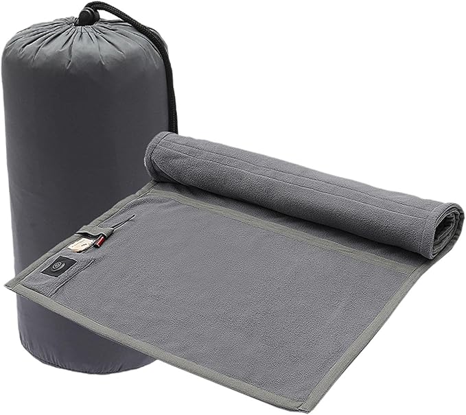 Heated Sleeping Bag Pad Heater Winter with Storage Bag Liner for Sofa Cold Weather Backpacking Outdoor Sport