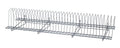FSE 373-SG-TDR341410GY Store Grid Tray Drying Rack 14D x 34-1/2L x 11-1/4H Gray epoxy Finish 15 Year Warranty NSF