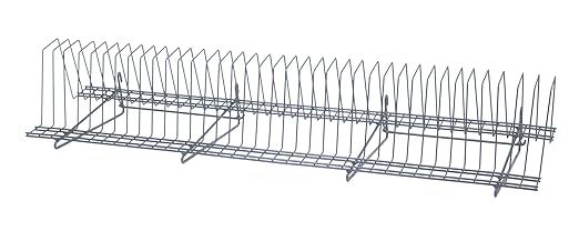 FSE 373-SG-TDR341410GY Store Grid Tray Drying Rack 14D x 34-1/2L x 11-1/4H Gray epoxy Finish 15 Year Warranty NSF