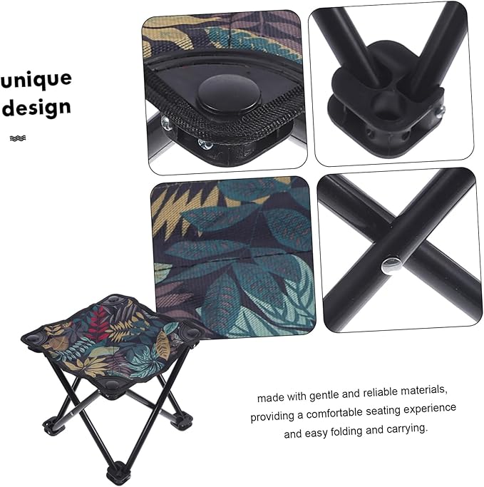 1pc Lightweight Folding Table Sketch Chair Reclining Camping Stool Comfortable for Fishing Home Travel