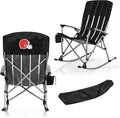 Picnic TIME NFL Unisex-Adult NFL Outdoor Rocking Camp Chair XL Heavy Duty Camping Chair for Adults