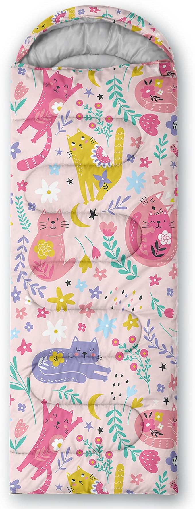 QOOMO Camping Sleeping Bags3 Season Warm &amp Cool WeatherLightweightWaterproof Sleeping Bags for Adults &amp KidsTravelingand OutdoorsCamping Gear Equipment