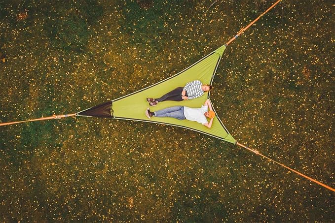 Tentsile Duo 2P Double Hammock – Camping and Lounging Hammock for Backyards Festivals Roo Picnics Outdoor Campouts Black Two Person Designed in The UK (2024)