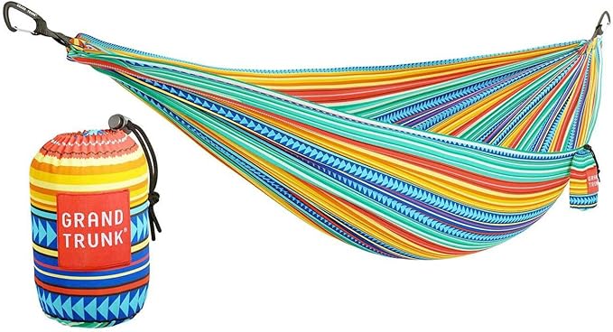 Grand Trunk TrunkTech Double Hammock | Ultra-Strong &amp Lightweight | 11 ft Hammock with Ripstop Nylon | 500 lb Capacity | Fast-Drying &amp Weather-Resistant | Cabo