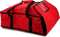 DEAYOU Large Pizza Bag Insulated Pizza and Food Delivery Bag Professional Thermal Pizza Warmer Bag Hot Pizza Carriers for Transport Moisture Free Heavy Duty 22 x 22 x 8 Red
