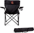 Picnic TIME NCAA PTZ Camp Chair Picnic Chair Beach Chair with Carrying Bag (Black)