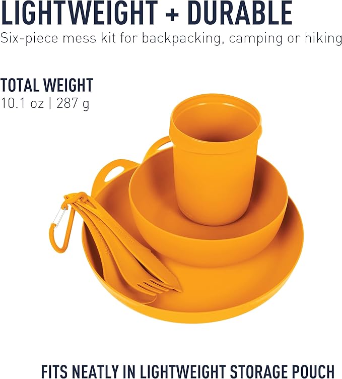 Sea to Summit Delta Camp 6-Piece Dinnerware Mess Kit