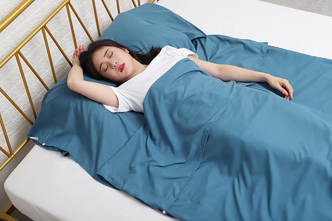 JITTY Sleeping Bag Liner Travel Sheet for Business Camping Backpacking Hiking Mountain Climbing Home Hostels Train 83x45