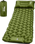 HiiPeak Sleeping Pad for Camping- Ultralight Inflatable Sleeping Mat with Built-in Foot Pump &amp Pillow Upgraded Compact Camping Air Mattress for Tent Backpacking Hiking