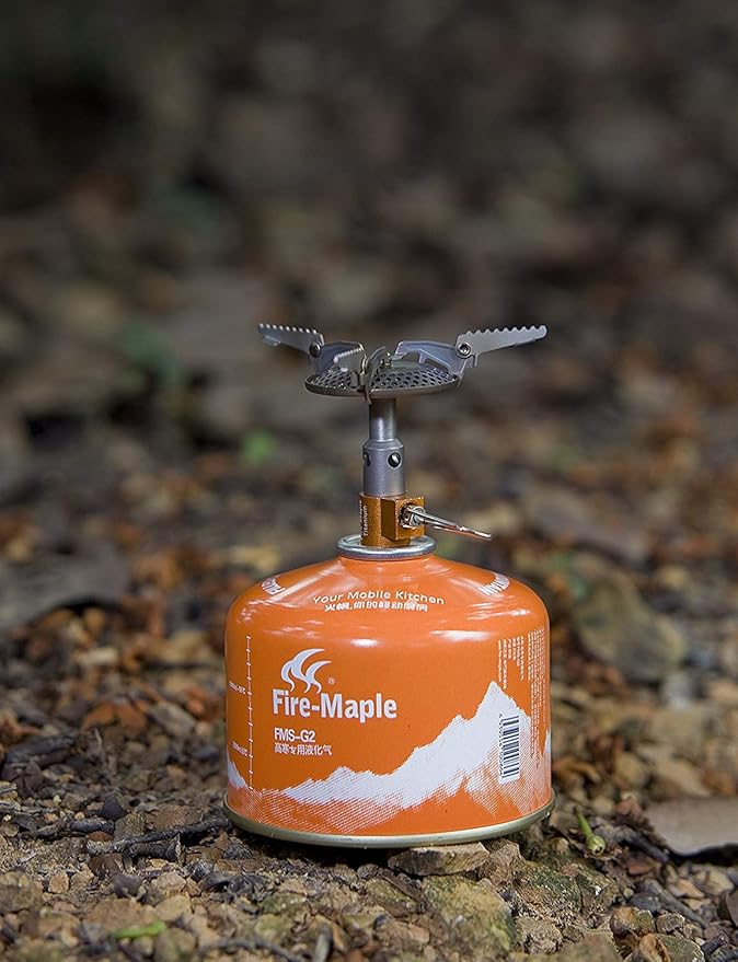 Fire-Maple FMS-116T Portable Stove Ultra Light Hiking Stove Titanium Backpacking Stove Outdoor Camping Ultralight Gear Essential for Earthquake Emergency Kit