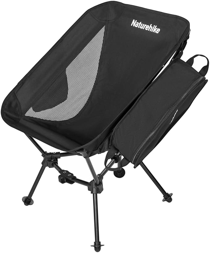 Naturehike Ultralight Camping Chair Portable Backpacking Chair with Storage Bag Lightweight Compact Collapsible Camp Chair